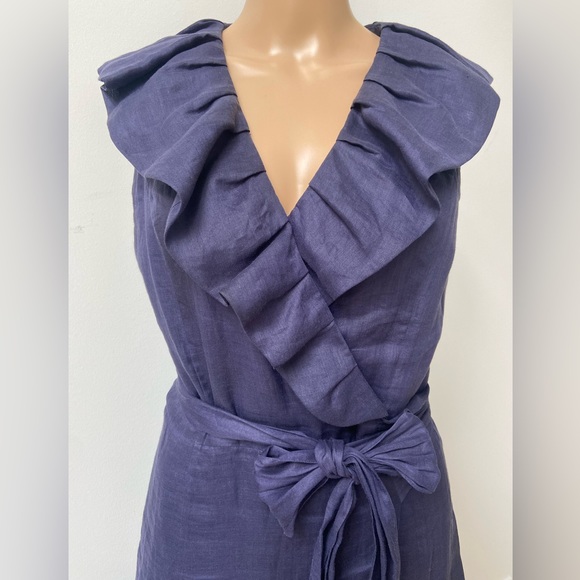 Brooks Brothers Ruffle Wrap Dress - Picture 2 of 9